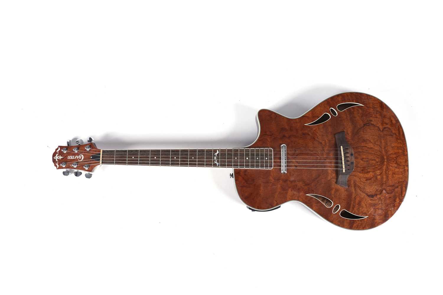 Lot 571 - A Crafter SA Bubinga electro-acoustic guitar