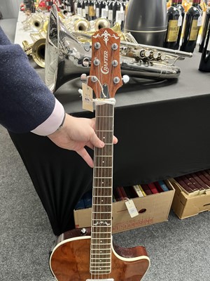 Lot 571 - A Crafter SA Bubinga electro-acoustic guitar