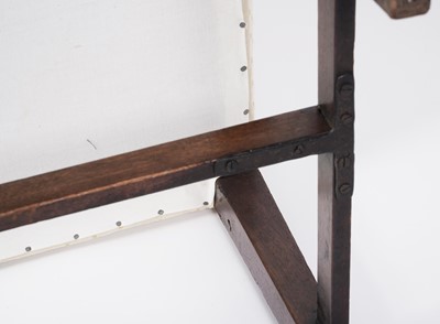 Lot 92 - A George III window seat and footstool