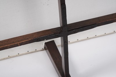 Lot 92 - A George III window seat and footstool