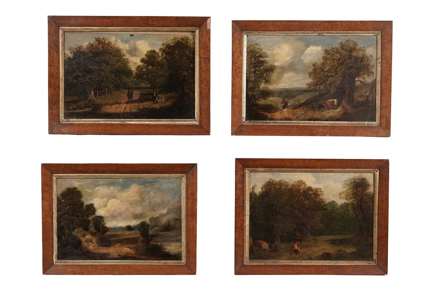 Lot 1024 - Attributed to Frederick Richard Lee RA - Four landscape views | oil