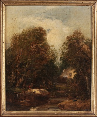 Lot 1025 - Attributed to Frederick Richard Lee RA - Three countryside views | oil