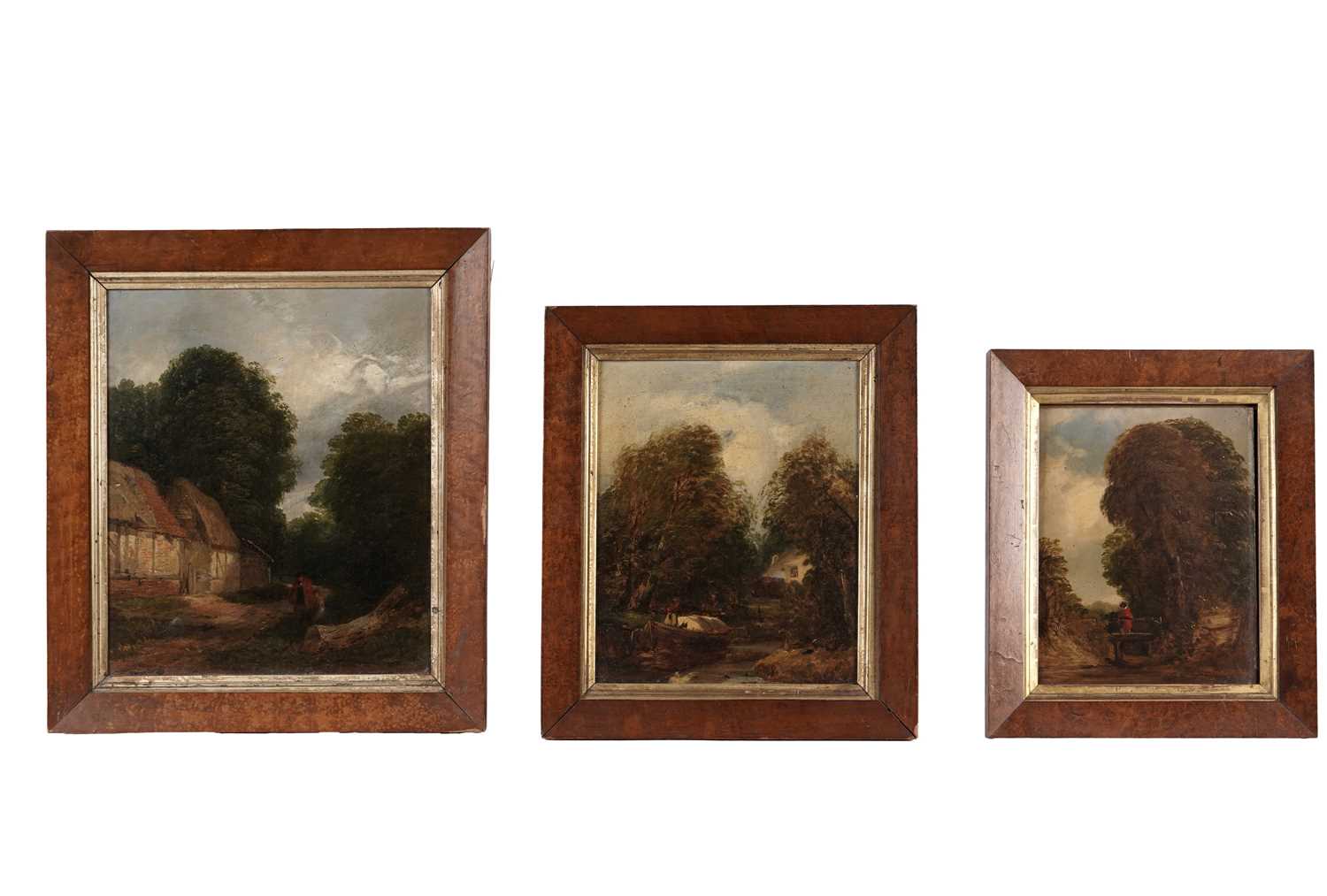 Lot 1025 - Attributed to Frederick Richard Lee RA - Three countryside views | oil