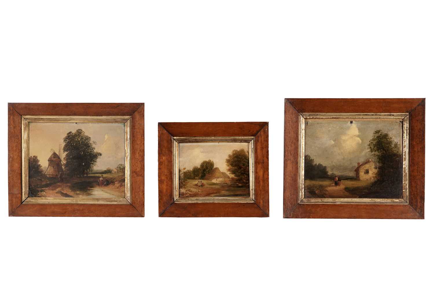 Lot 1026 - Attributed to Frederick Richard Lee RA - Three landscape views | oil