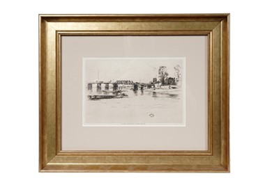 Lot 914 - James Abbott McNeill Whistler RBA - Fulham (Chelsea) | etching and drypoint