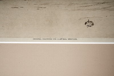 Lot 914 - James Abbott McNeill Whistler RBA - Fulham (Chelsea) | etching and drypoint