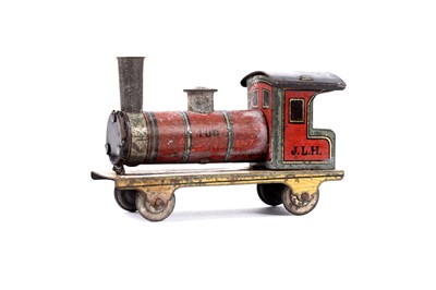 Lot 918 - A part 0-gauge Hornby tinplate clockwork model; and others