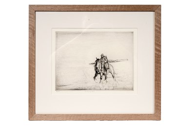 Lot 916 - Edmund Blampied - Ostend Shrimper | drypoint