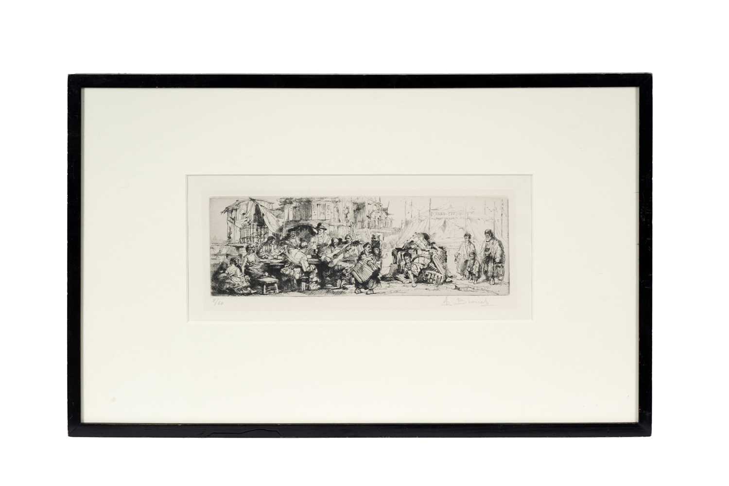 Lot 906 - Auguste Brouet - Cirque Ambulant | etching