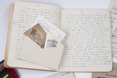 Lot 223 - A Second World War group of medals with Union Movement Sir Oswald Mosley interest