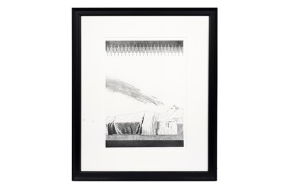 Lot 809 - David Hockney - Cold Water About to Hit the Prince | etching