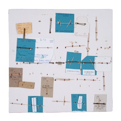 Lot 84 - A good display of Victorian brass glengarry badges