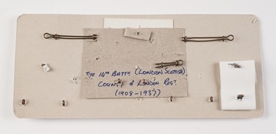 Lot 98 - London Scottish Regiment cap badges, titles, collars and button