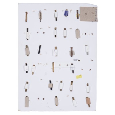 Lot 120 - A display of London regimental cap badges