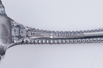 Lot 188 - A quantity of late 19th/early 20th Century American silver flatware and cutlery