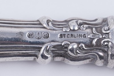 Lot 188 - A quantity of late 19th/early 20th Century American silver flatware and cutlery