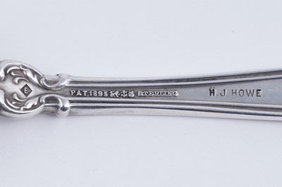 Lot 188 - A quantity of late 19th/early 20th Century American silver flatware and cutlery