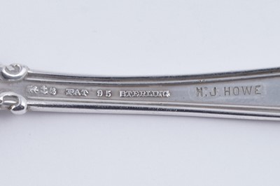 Lot 188 - A quantity of late 19th/early 20th Century American silver flatware and cutlery