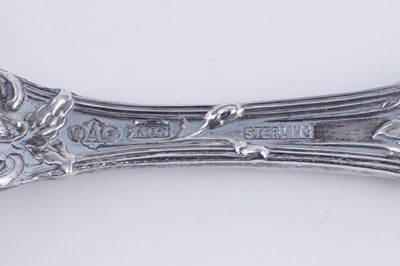 Lot 188 - A quantity of late 19th/early 20th Century American silver flatware and cutlery