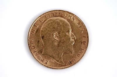 Lot 700 - An Edward VII gold half sovereign 1910