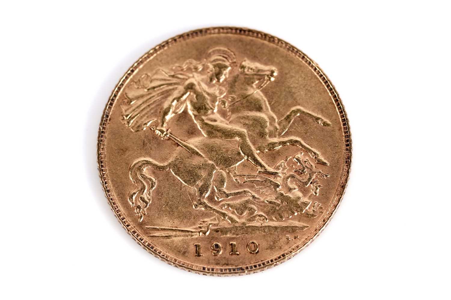 Lot 700 - An Edward VII gold half sovereign 1910
