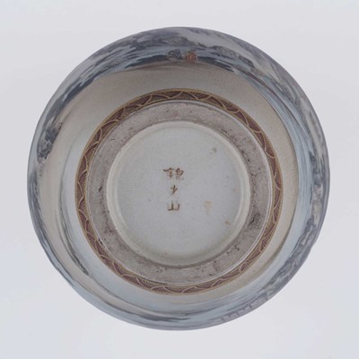 Lot 842 - A Japanese earthenware vase