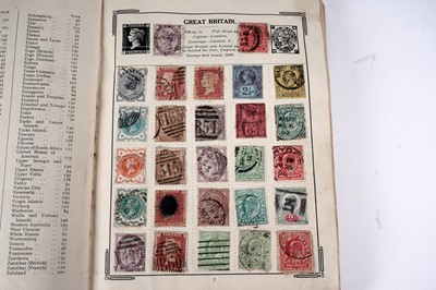 Lot 255 - A selection of holiday-type postcards; and a quantity of British and World stamps