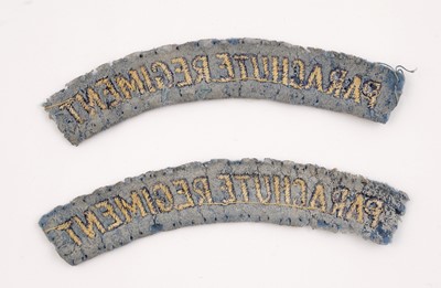 Lot 159 - Two Parachute Regiment arm titles
