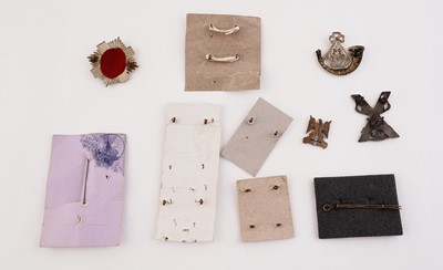 Lot 169 - A selection of cap badges and other items of Scottish interest
