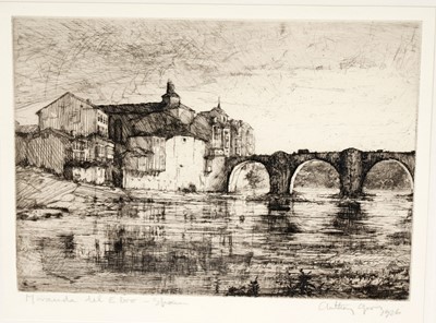Lot 113 - Anthony Gross – Morando del Ebro | etching