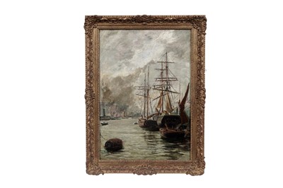 Lot 740 - Thomas Marie Madawaska Hemy - Sail and Steam | oil
