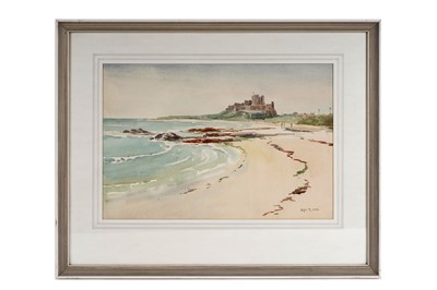 Lot 558 - Alan Reid Cook - Bamburgh Castle | watercolour