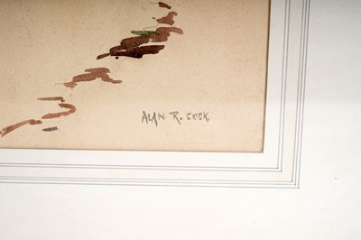 Lot 558 - Alan Reid Cook - Bamburgh Castle | watercolour