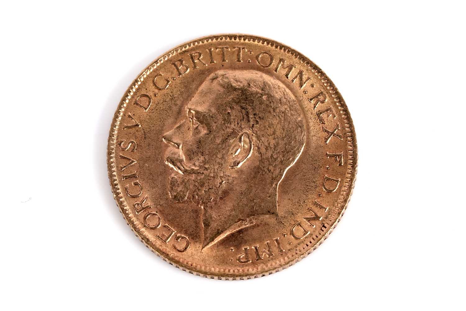 Lot 540 - A George V 1913 gold sovereign
