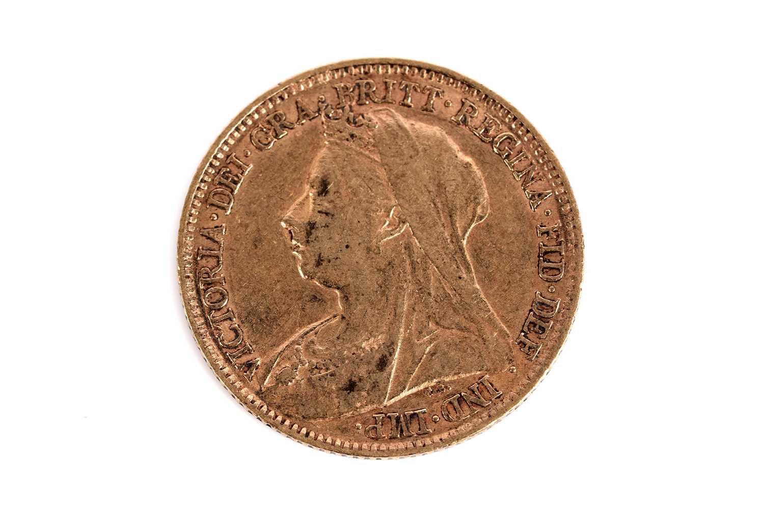 Lot 536 - A Victorian 1896 gold half sovereign