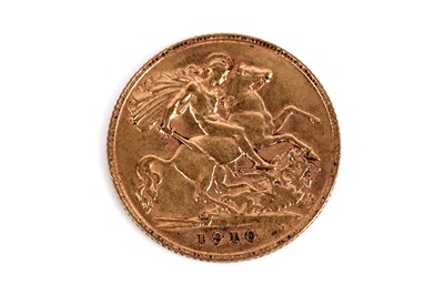 Lot 548 - A George V 1910 gold half sovereign