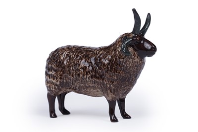 Lot 778 - Harper Shebeg Pottery, Isle of Man: eight figures of goats and sheep
