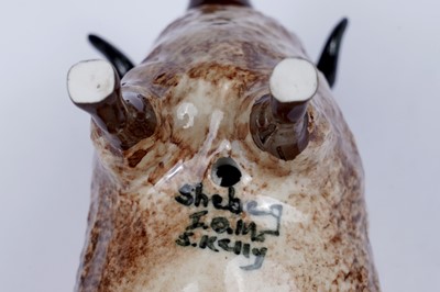 Lot 778 - Harper Shebeg Pottery, Isle of Man: eight figures of goats and sheep