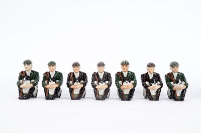 Lot 794 - Shebeg Pottery, Isle of Man: a collection of ceramic figural studies