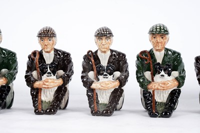 Lot 794 - Shebeg Pottery, Isle of Man: a collection of ceramic figural studies