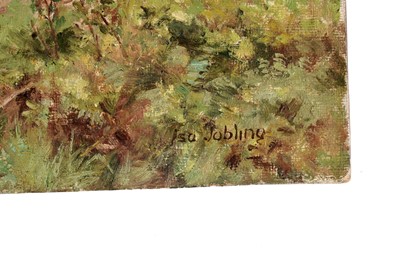 Lot 21 - Isa Jobling - Staithes Girls Gathering Sticks | oil