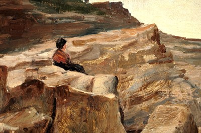 Lot 20 - Isa Jobling (née Thompson) - Table Rocks Looking North towards St. George's Church | oil