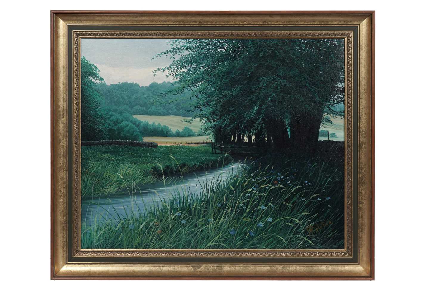 Lot 22 - Robert Ritchie - Walking over the stream