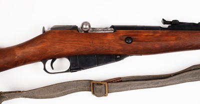 Lot 243 - A deactivated Russian Nagant 7.62mm bolt-action rifle