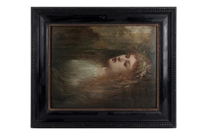 Lot 730 - Follower of John Everett Millais - A Study of Ophelia | oil