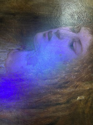 Lot 730 - Follower of John Everett Millais - A Study of Ophelia | oil