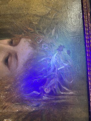 Lot 730 - Follower of John Everett Millais - A Study of Ophelia | oil