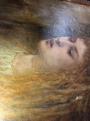 Lot 730 - Follower of John Everett Millais - A Study of Ophelia | oil