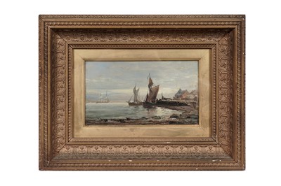 Lot 742 - Edwin Hayes - Quay at Barmouth | oil