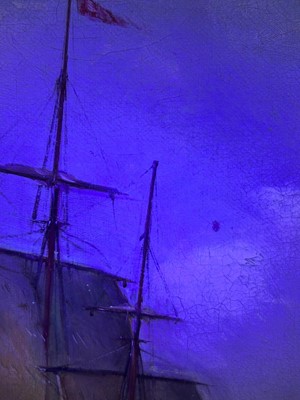 Lot 746 - John Wilson Carmichael - British Ship of the Line with a Fishing Boat | oil